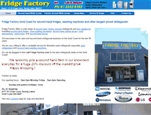 Tablet Screenshot of fridgefactory.com.au